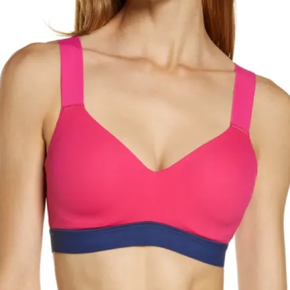 Natori Sports Bra Dynamic Convertible Contour, Acai Berry Fizz, Size 34G, NWOT